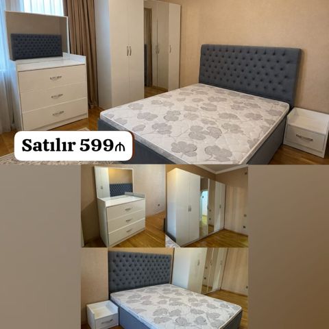 Yataq dəsti satılır 599₼. matrası var.Ünvan Yasamal. 4444. Fatimə99 — Bakı