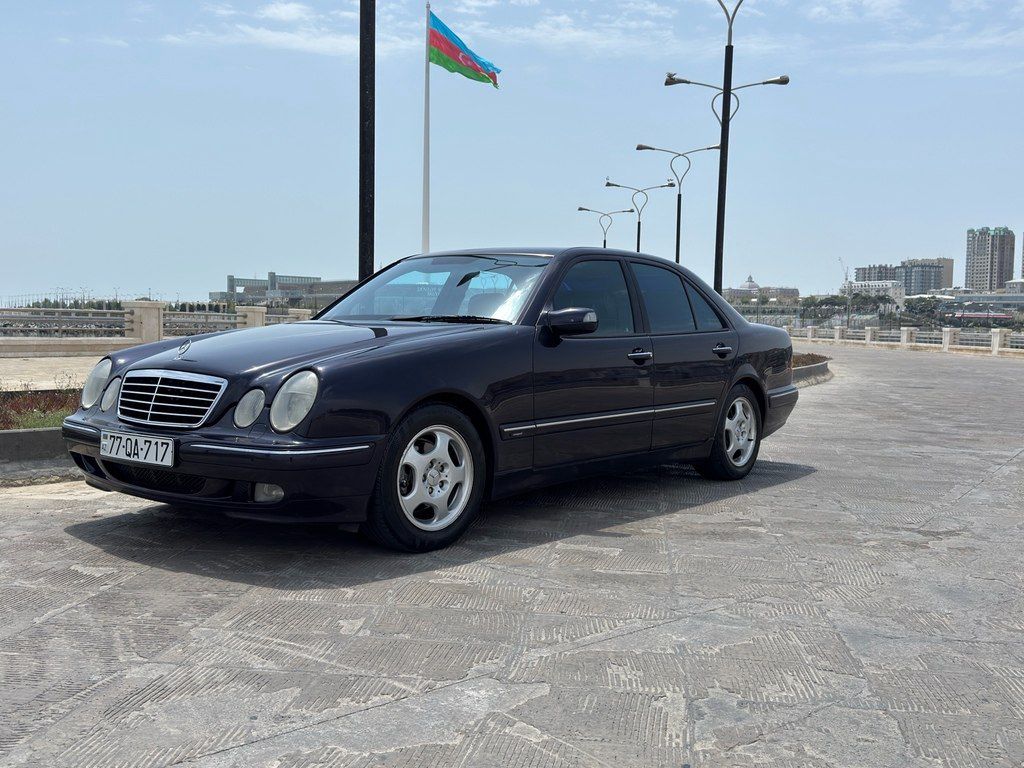 Mercedes E 240, 2.6 L, 2000 il, 400 000 km — Avtomobillər, Bakı (2)