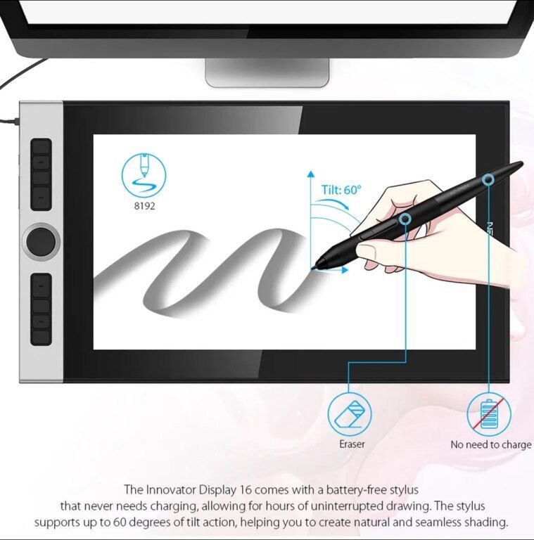Qrafik planşet "Xp-pen İnnovator 16" — Planshetlər, Bakı (5)
