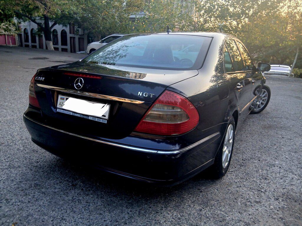 Mercedes E 200, 1.8 L, 2008 il, 394 000 km — Avtomobillər, Bakı (6)