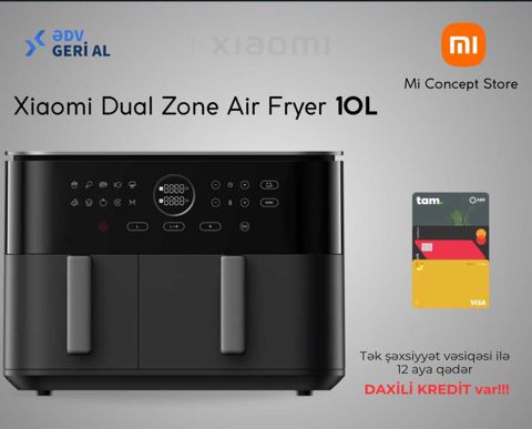 Fritür "Xiaomi Dual Zone Air Fryer 10L" — Bakı