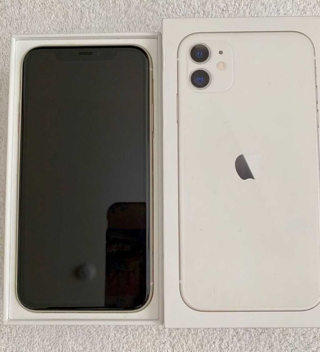 IPhone 11, 64 GB, Ağ, Face ID — Apple iPhone, Bakı