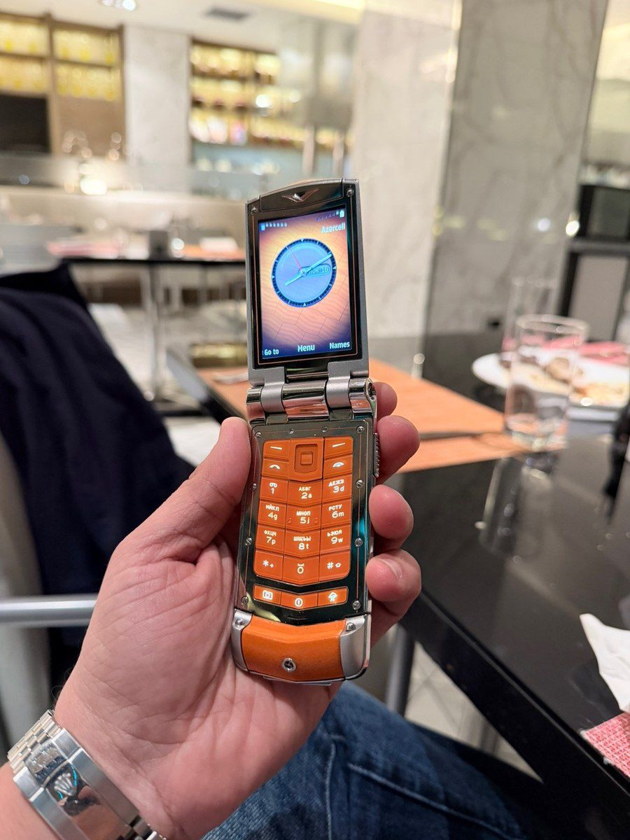 Vertu Constellation Ayxta Candy Orange — Smartfonlar, Bakı (4)