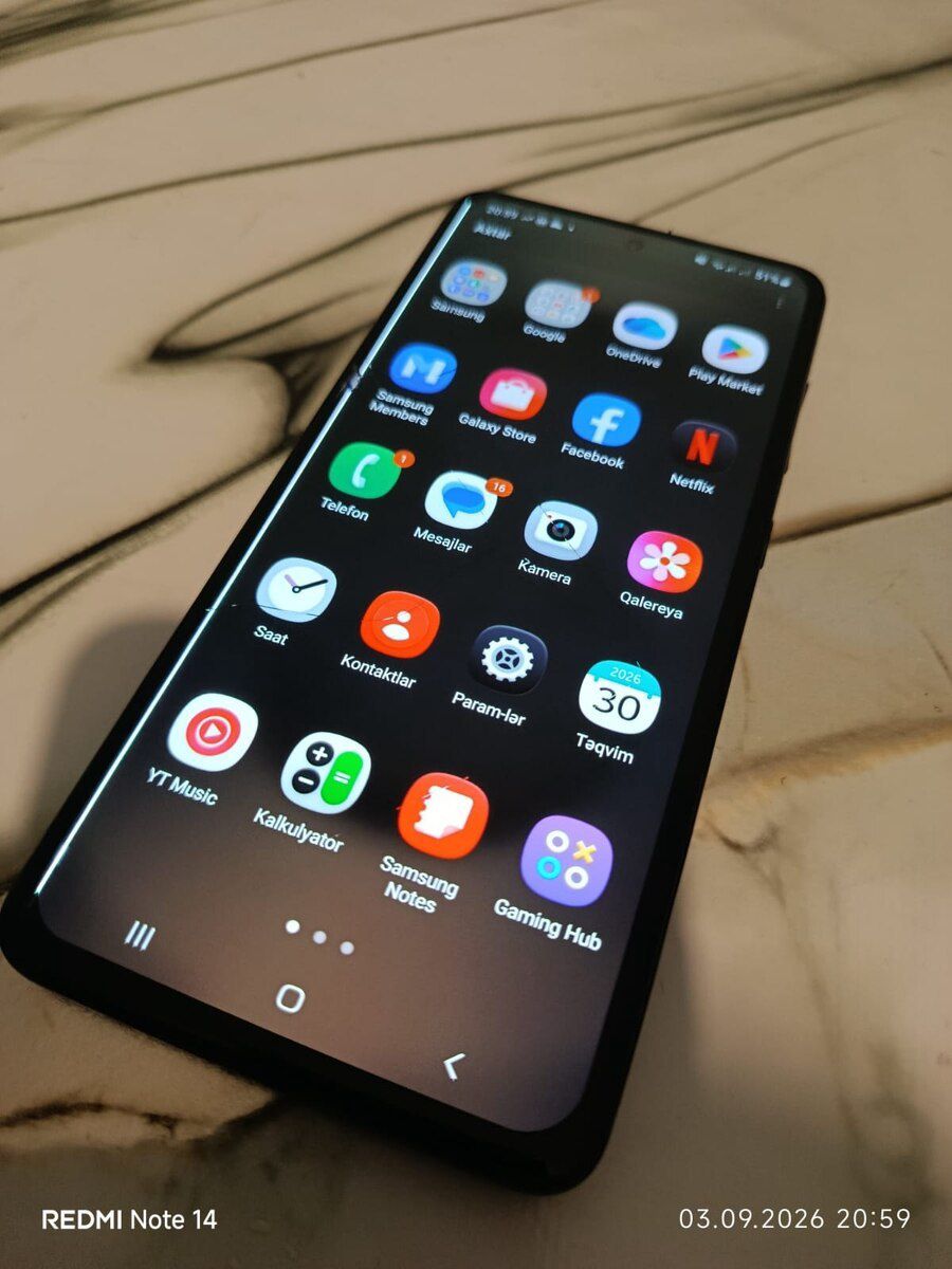 Samsung Galaxy A51 Prism Crush Black 128GB/6GB — Smartfonlar, Bakı (4)