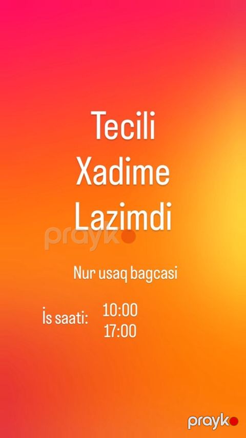 Unvan ehmedli xalqlar seyid ezim sirvani 1b. Xidmət: Uşaq bağçasına — Bakı