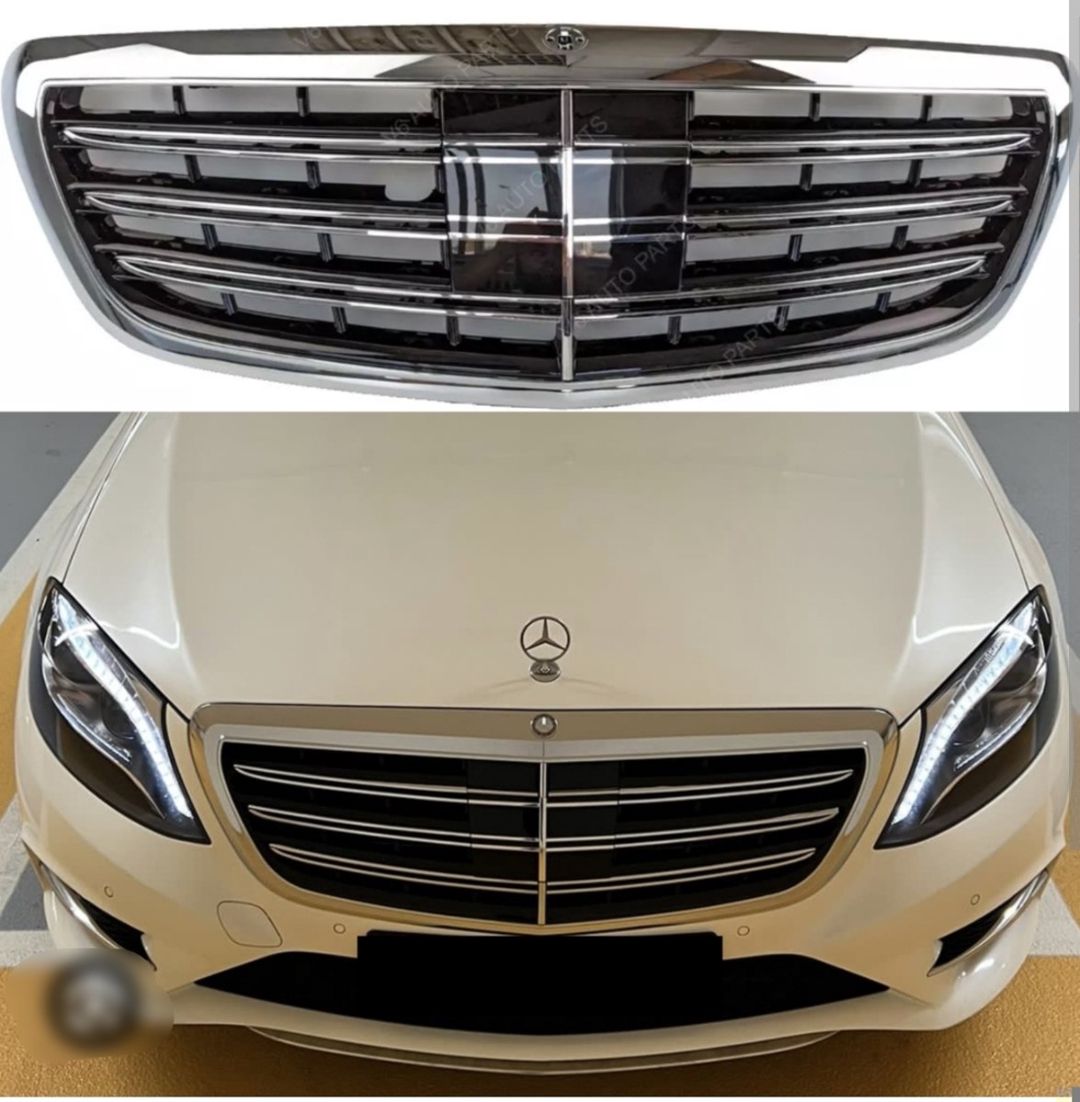 Mercedes W222 radiator barmaqlığı gecə görünüşlü — Ehtiyat hissələri və aksesuarlar, Bakı (3)