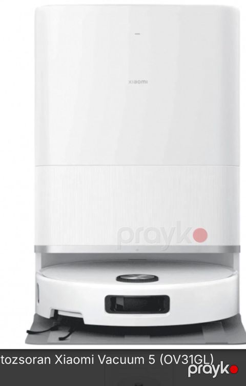 Xiaomi Vacuum 5 robot tozsoranı