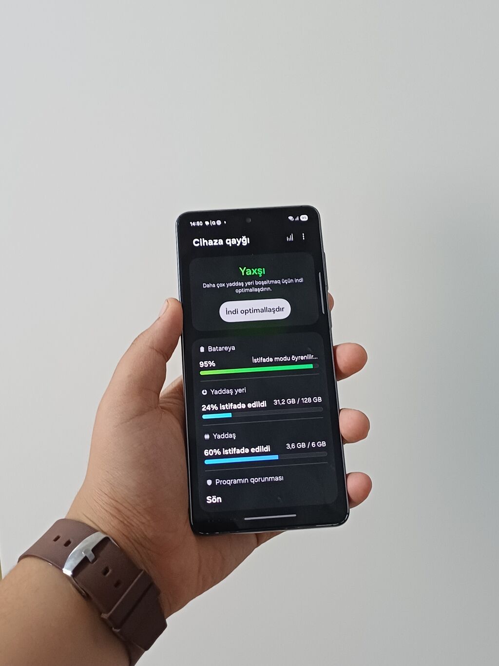 Samsung Galaxy A73 5G, 128 GB, rəng - Qara, Zəmanət, Barmaq izi, Simsiz şarj — Samsung, Bakı (3)