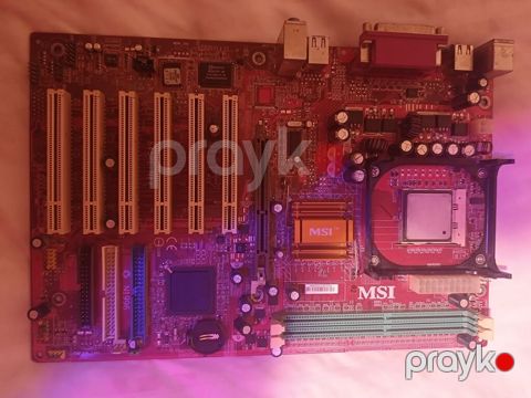 MSI əsas plata + Intel prosessor (LGA775) Xüsusiyyətlər: - Çipset — Bakı