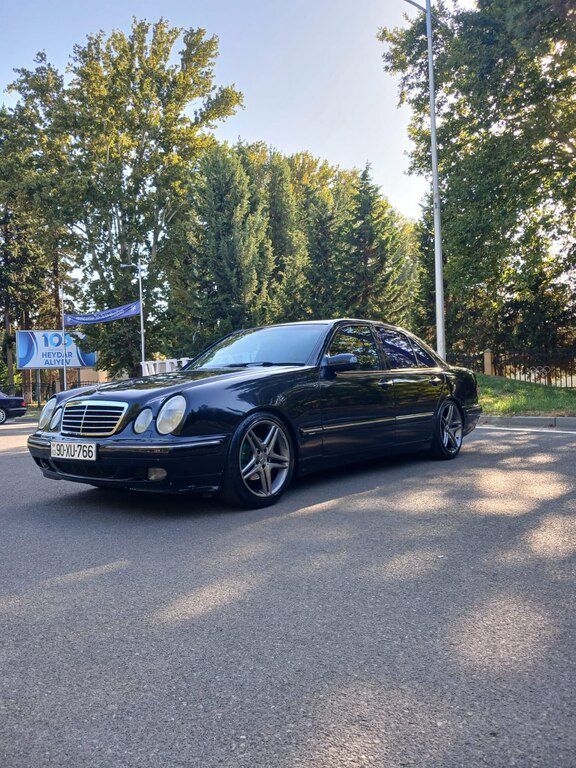 Mercedes E 240, 2.6 L, 2000 il, 220 000 km — Avtomobillər, Mingəçevir (2)