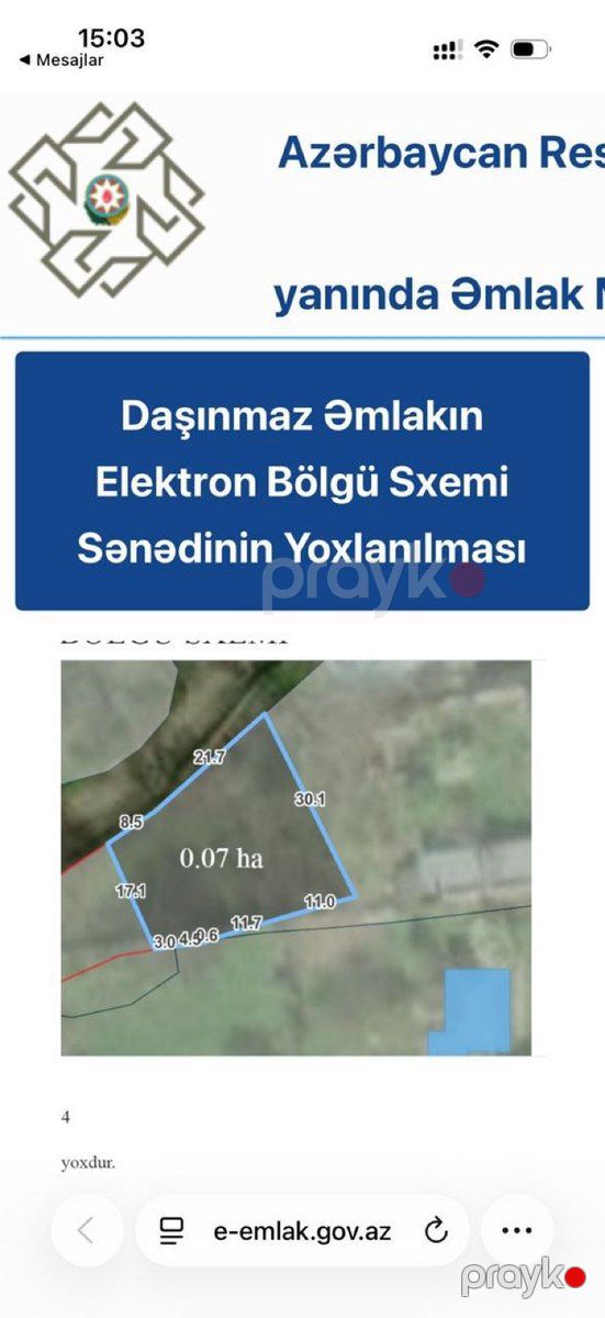 3 sot torpaq sahəsi, Nohurqışlaq k — Torpaq, Qəbələ (8)