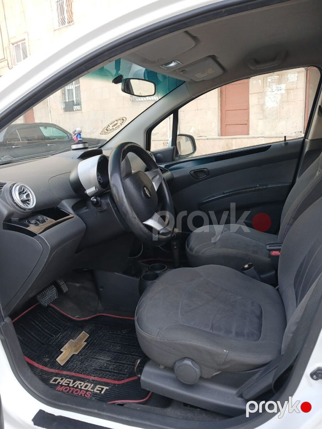 Chevrolet Spark, ağ rəng, 5 qapı İdeal vəziyyətdə heç bir prablemi — Avtomobillər, Xırdalan (4)