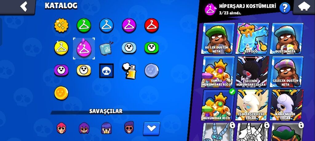 Brawl Stars hesabı – yüksək göstəricilər və zəngin kosmetik kolleksiya — Uşaq geyimi, Bakı (6)