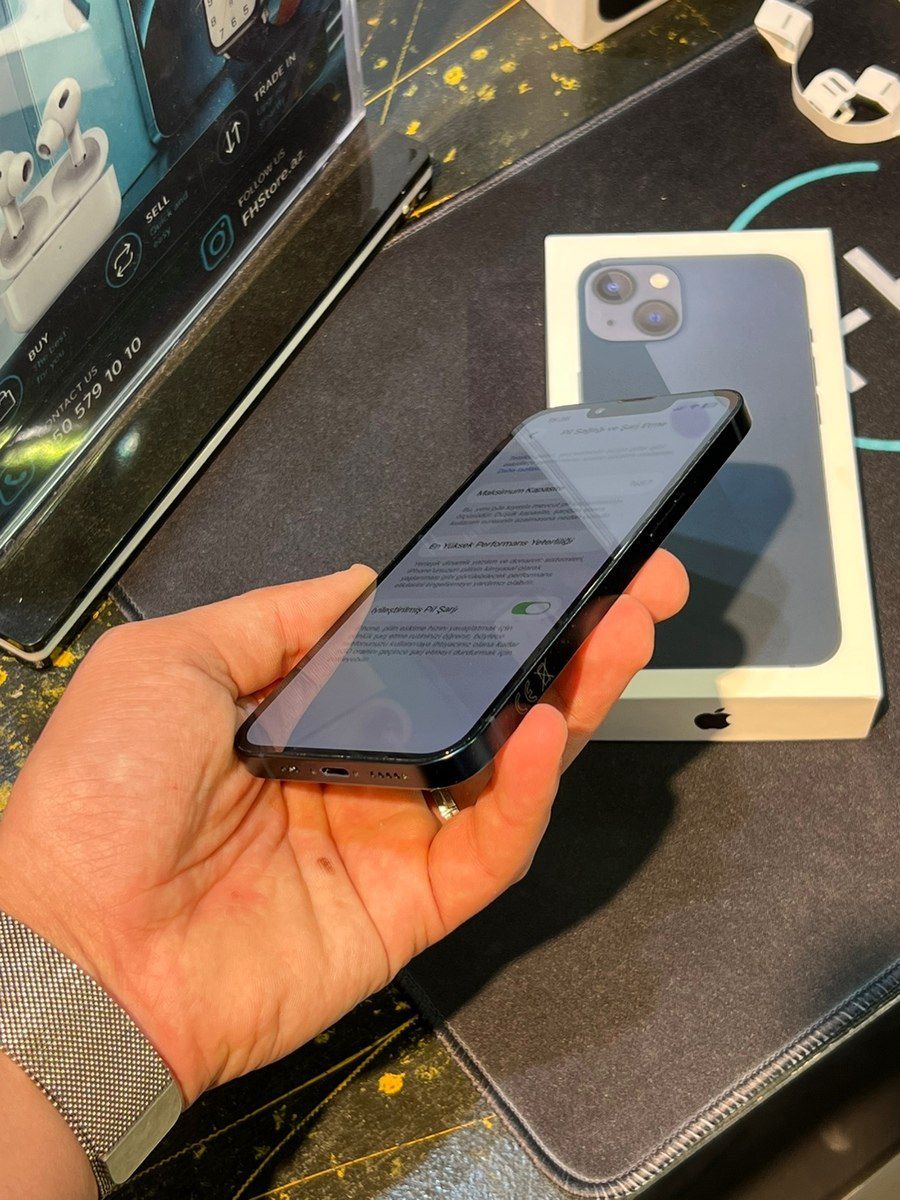 Apple iPhone 13 Midnight 128GB/4GB — Smartfonlar, Bakı (6)