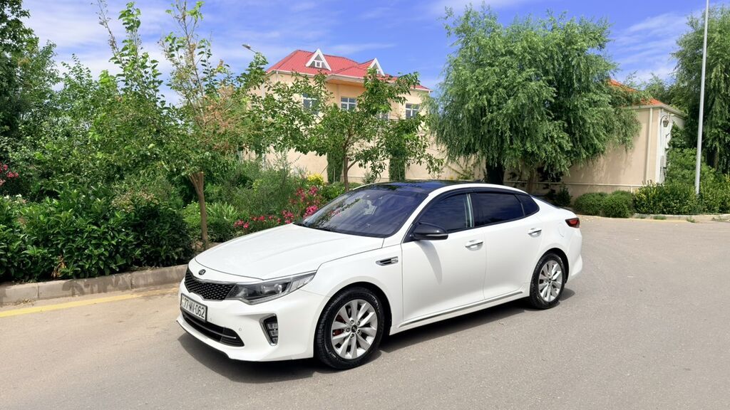 Kia Optima sedan – ağ rəng, geniş və rahat salon. Avadanlıq və — Avtomobillər, Digah