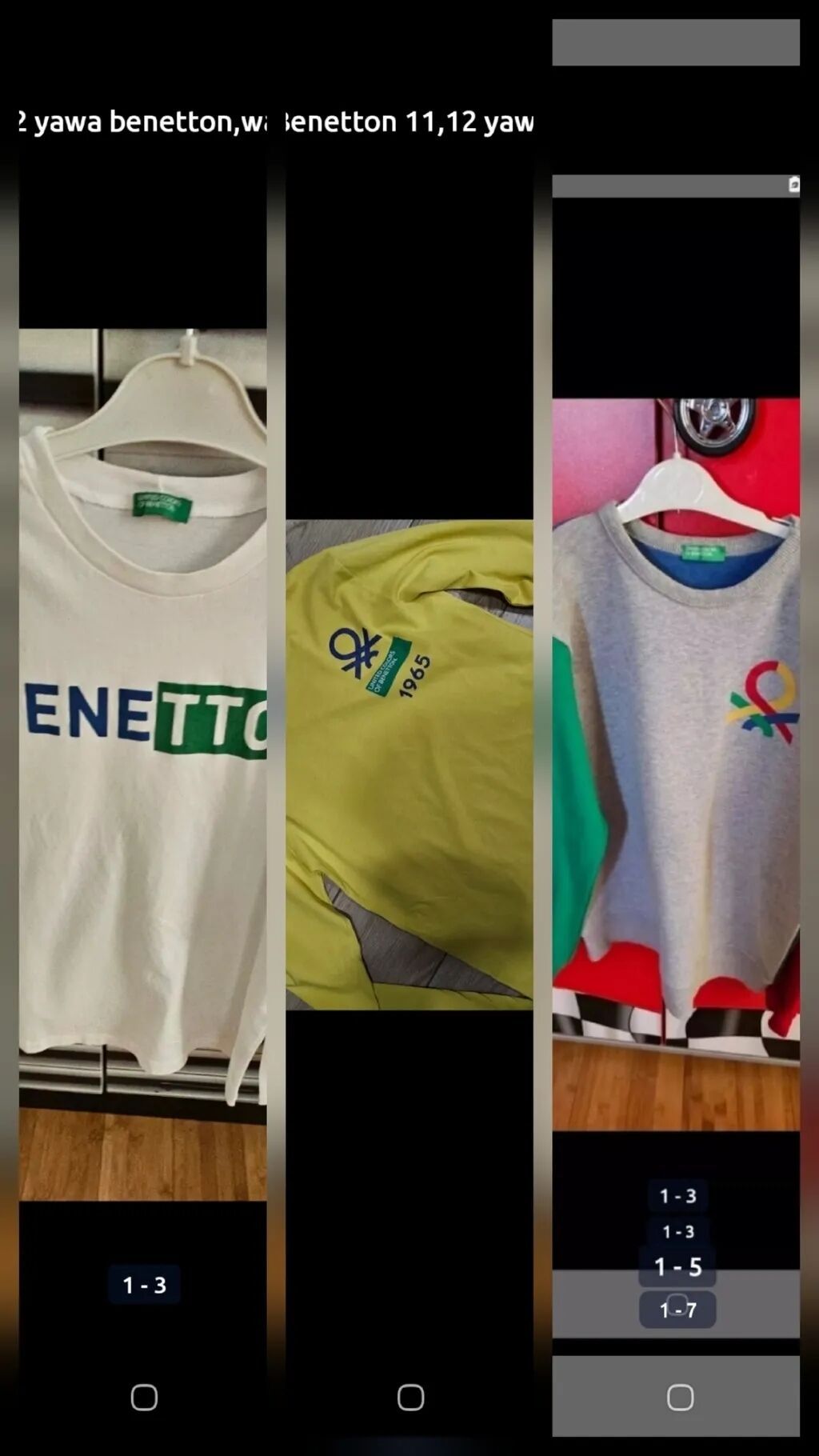 Uşaq geyim dəsti – 11–12 yaş Tərkib: - Sweatshirt: boz rəngdə — Uşaq geyimi, Digah (10)
