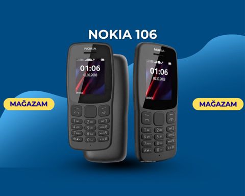 Nokia 106 (2023) Charcoal — Bakı
