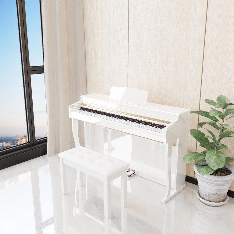Elektro piano "Allegro, AG-8825-C PVS White" — Musiqiə alətləri, Bakı (2)