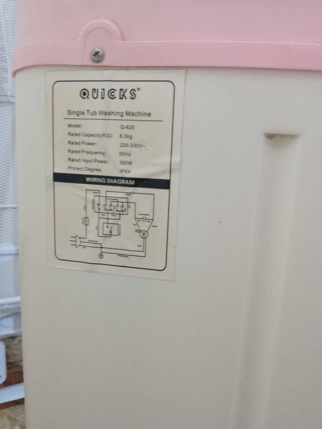 Quicks 820 paltaryuyan 8kqliq satilir islekdir — Çamaşır maşınları, Bakı (2)