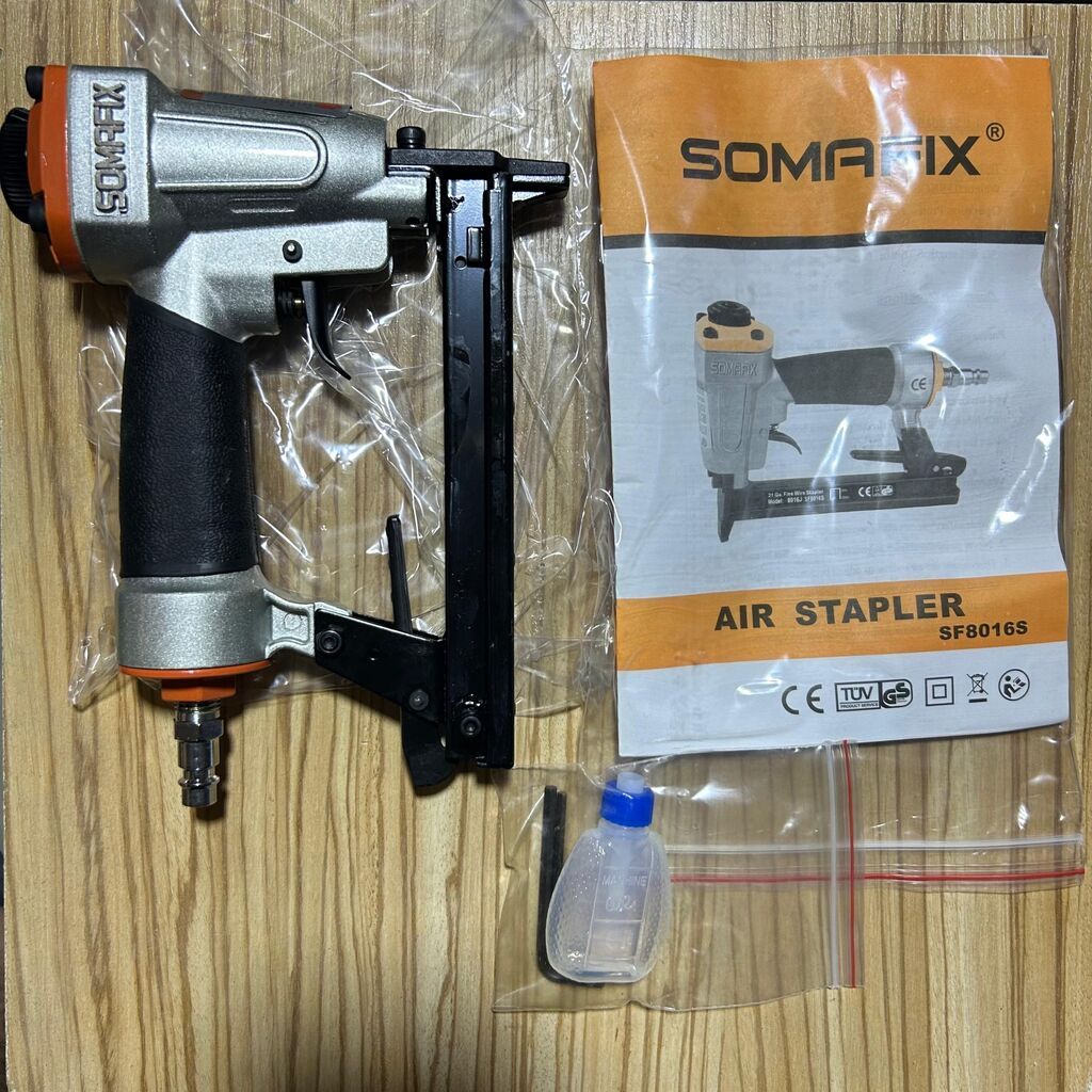 Somafıx SF8016S – Pnevmatik Ştapel Tapançası - Tip: Air Stapler — İnşaat staplerləri və neylerlər, Bakı (6)