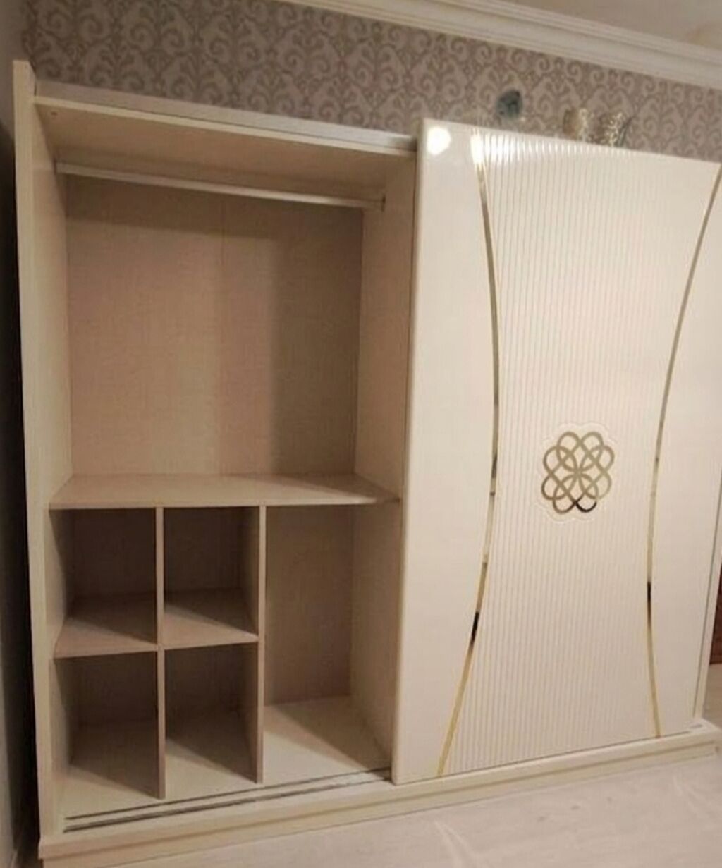 Məhsul: Yataq otağı üçün krem rəngli mebel dəsti hissələri 1) Kupe — Şkaflar, Bakı (2)