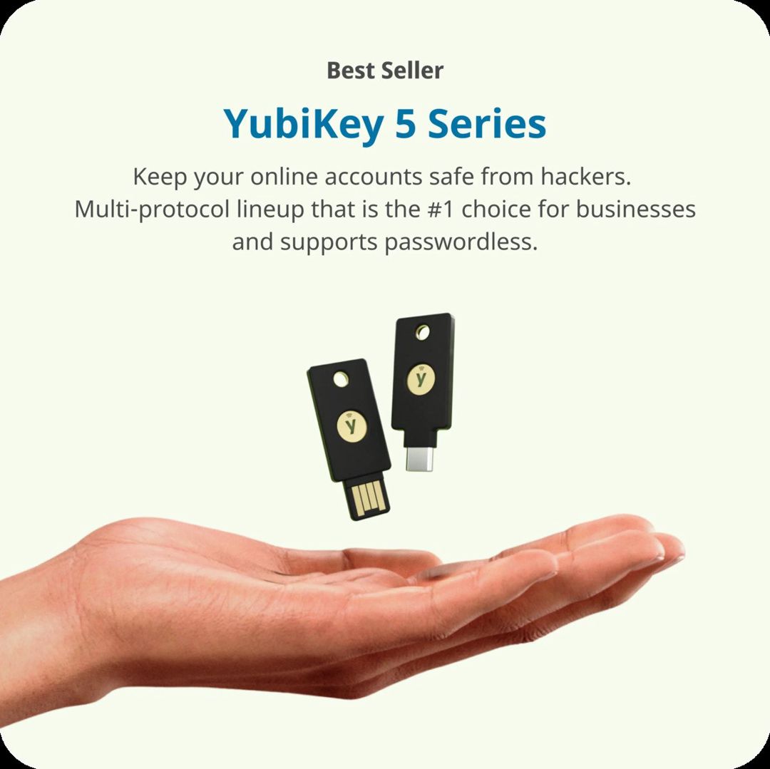 YubiKey 5C NFC təhlükəsizlik açarı — Periferik cihazlar, Bakı (8)