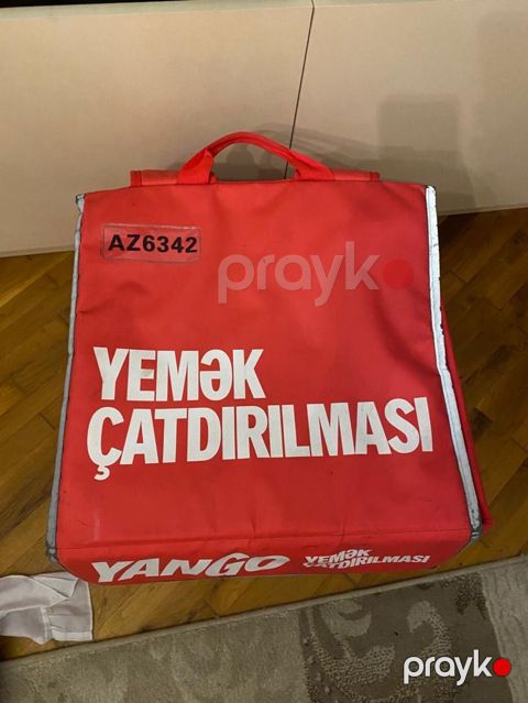 Yango “Yemək Çatdırılması” termo çantası - Peşəkar qida çatdırılması — Bakı