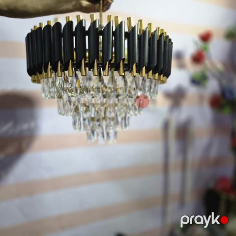 Çılçıraq, 8 lampa, Metal — Xırdalan