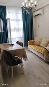 İcarəyə verilir 2 otaqlı yeni tikili 50 m² — Əflatun — Квартира