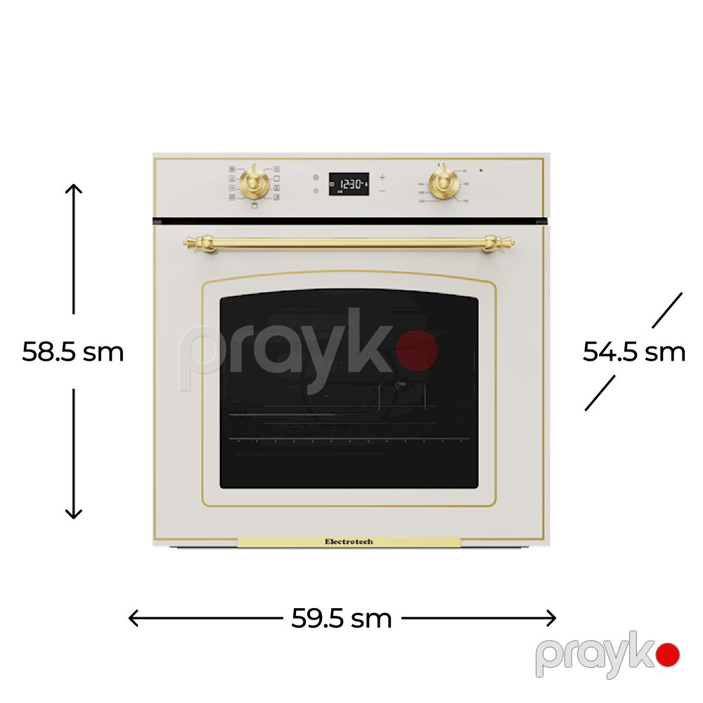 Soba Electrotech O FRE ON 870 K — Fırın kamerası, Bakı (3)