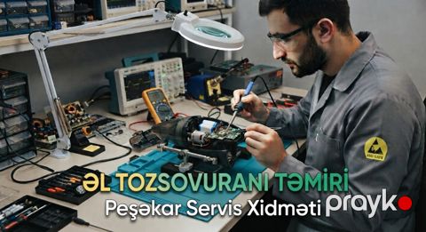 Əl tozsoranı təmiri — Bakı