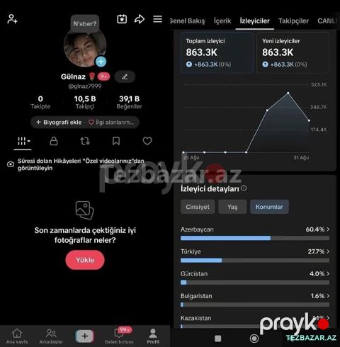 Tiktok sehifesi