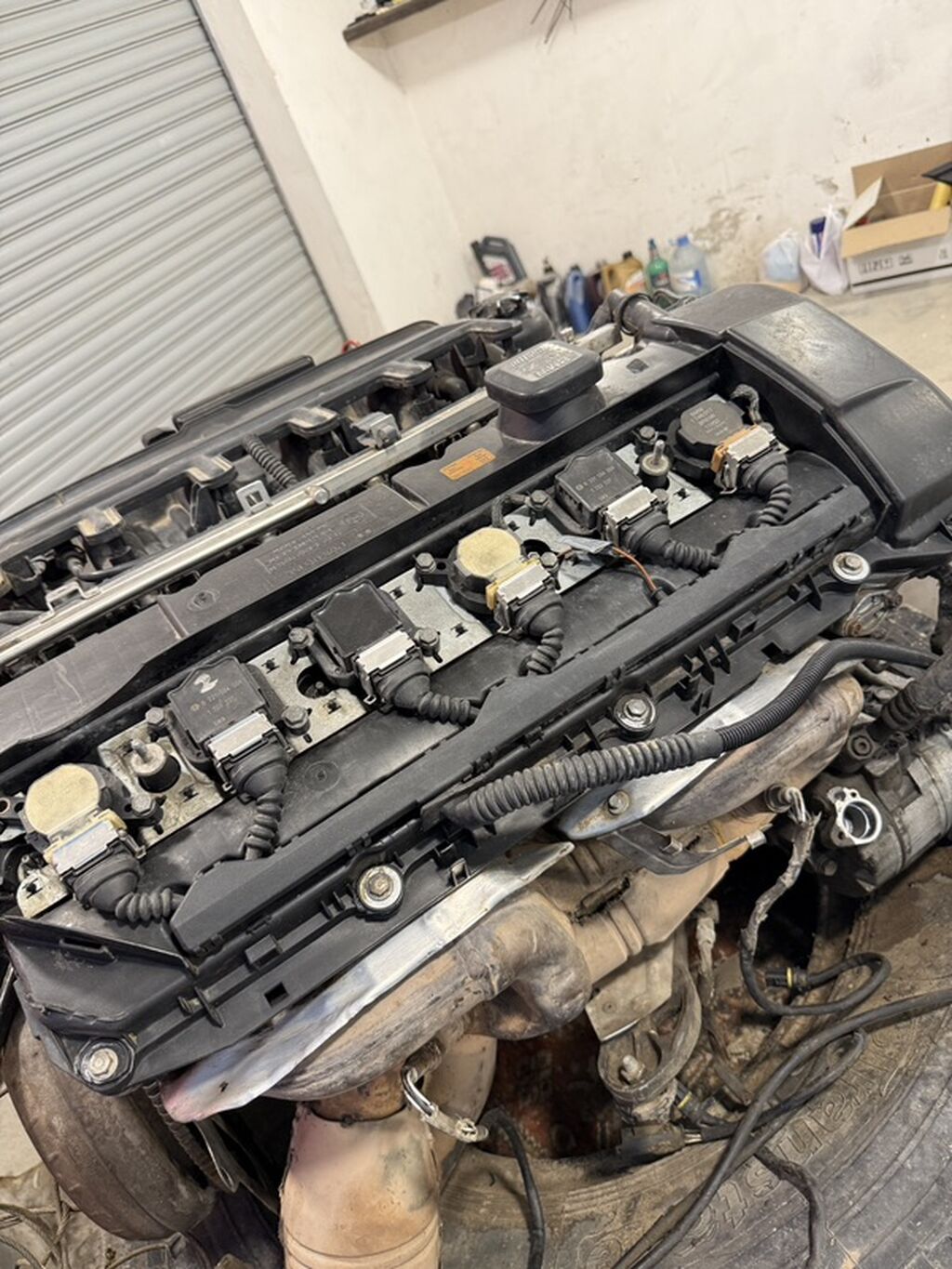 Bmw M54 2.2matoru ideal veziyyetdedir. Yag yemir sadece mawin qeza — Mühərriklər, Bakı (7)