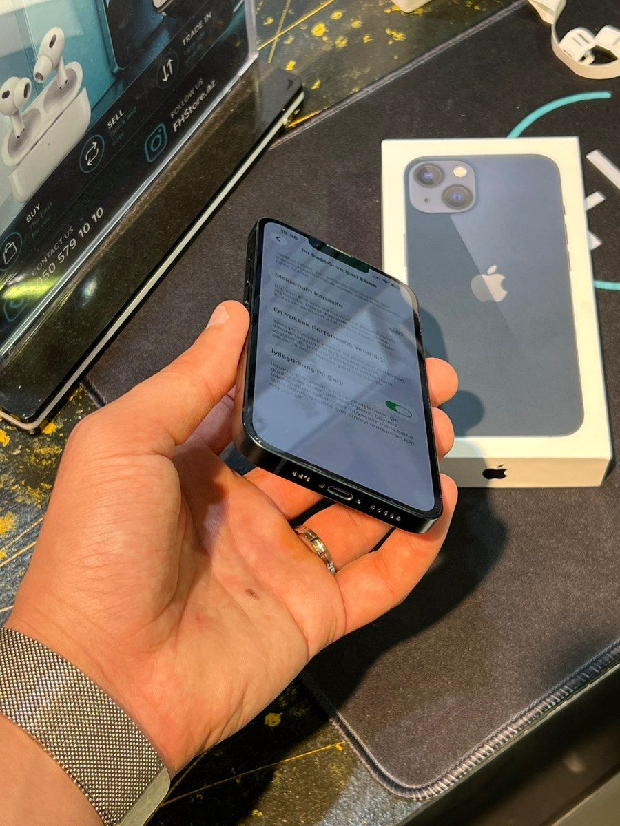 Apple iPhone 13 Midnight 128GB/4GB — Smartfonlar, Bakı (5)