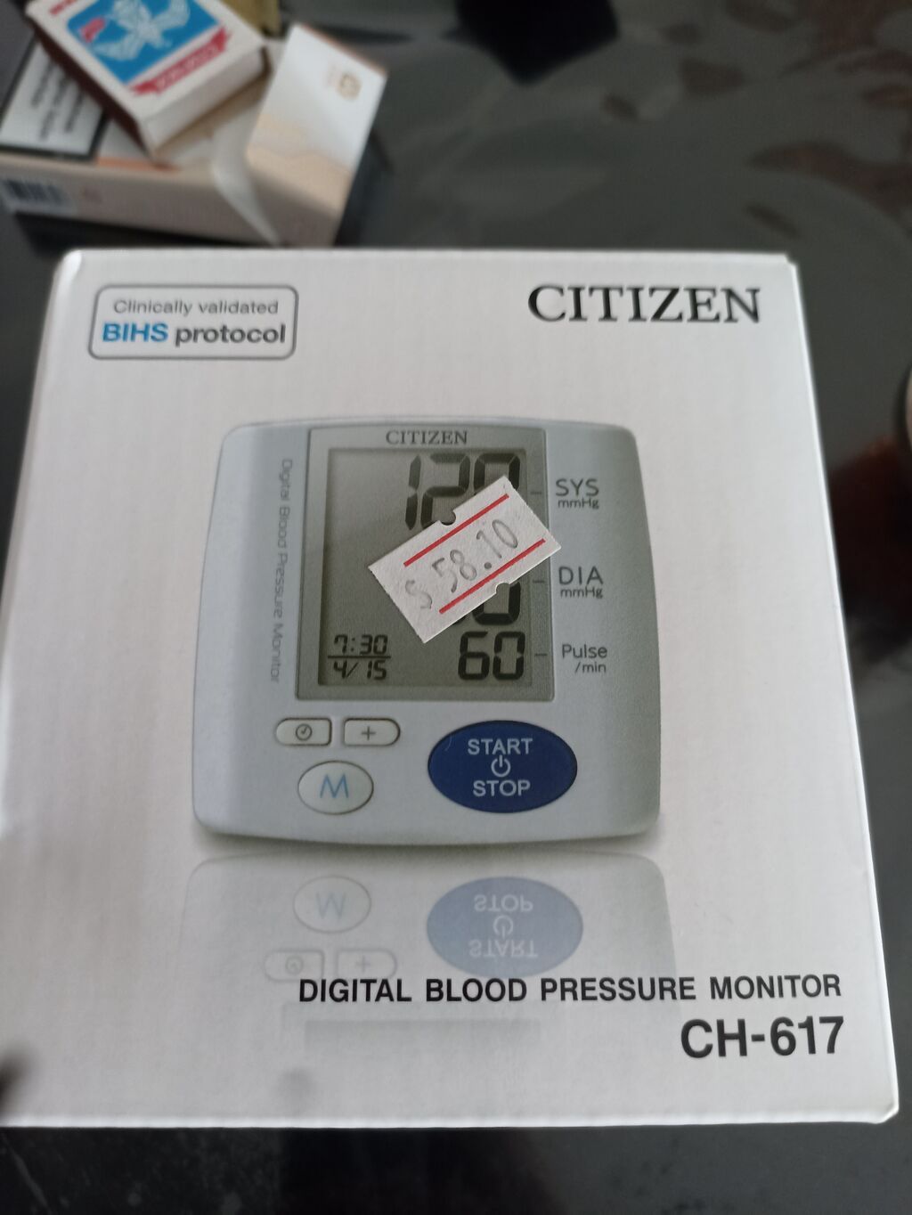 Cıtızen CH-617 rəqəmsal qan təzyiqi monitoru - Model: CH-617 - Növ — Tonometrlər və gliukometrlər, Bakı (2)