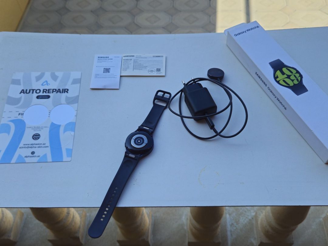 Samsung Galaxy Watch 6 Graphite 44mm — Ağıllı saatlar və biləkliklər, Bakı (3)