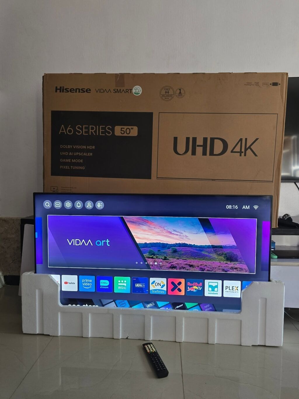 Hisense A6 Series 50" UHD 4K Smart TV (Vıdaa) - 50 düym ekran, 4K — Televizorlar, Quba (2)