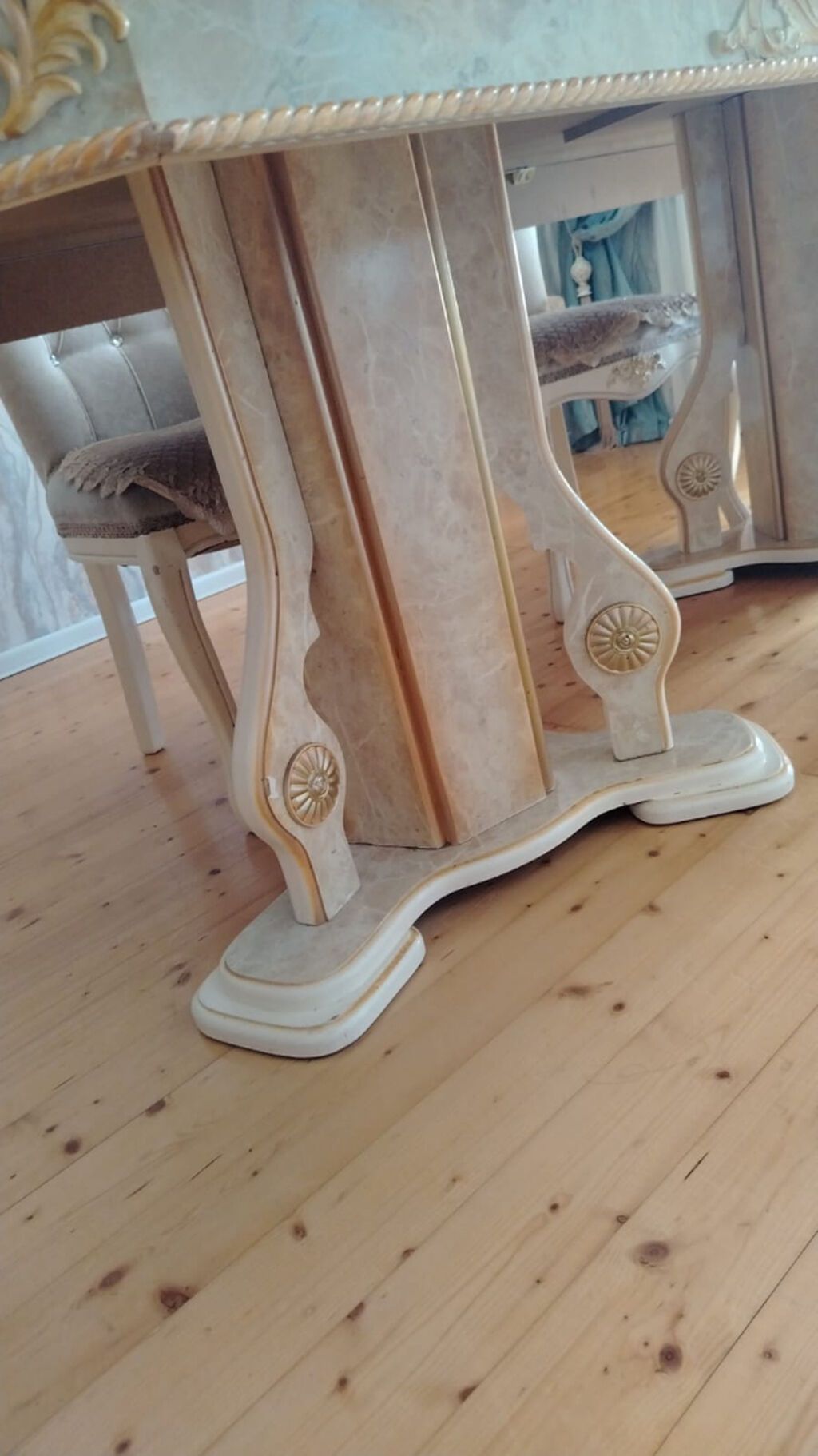 Stol stul 8 stullu əla vəziyyətdə — Qonaq otağı üçün, Bakı (2)