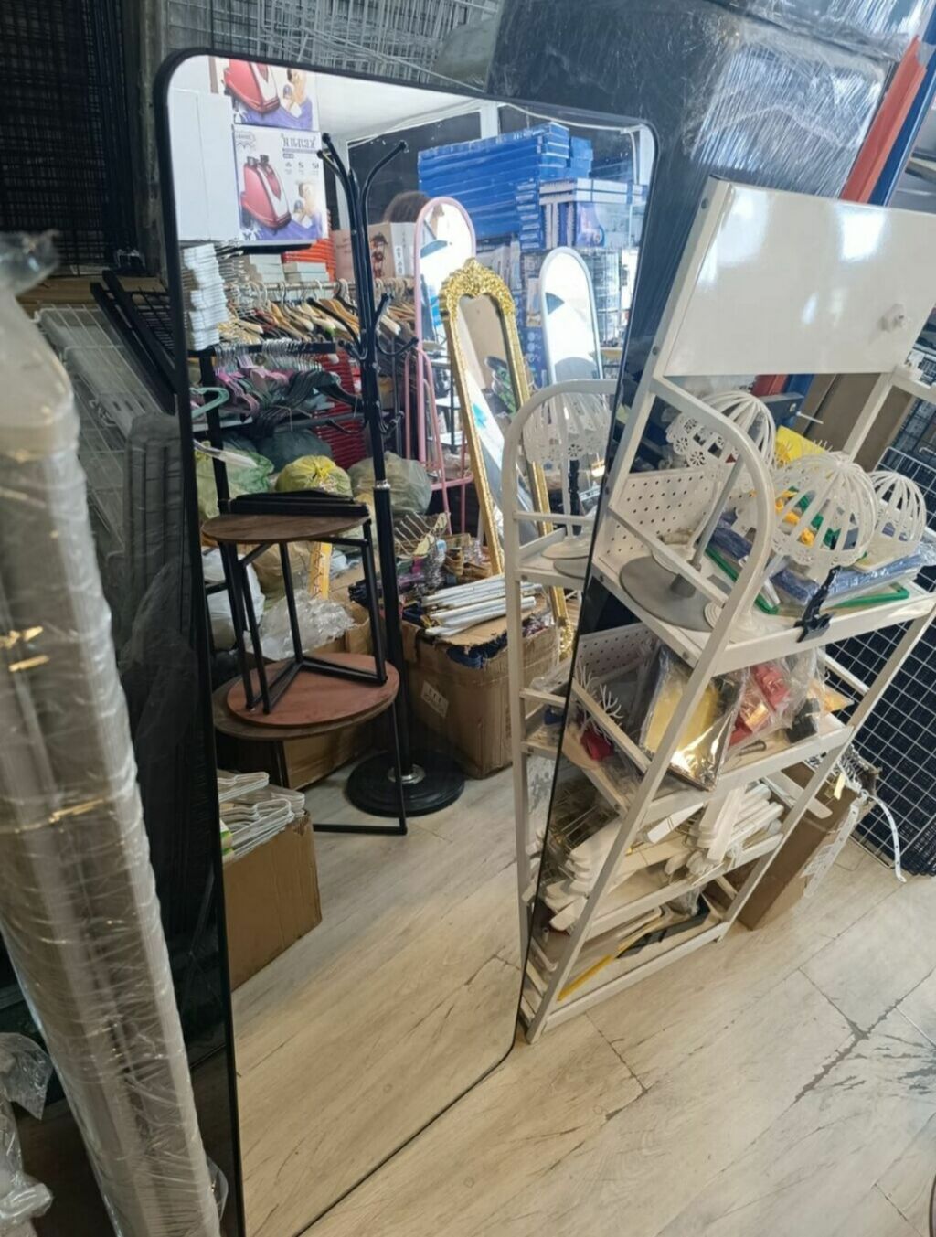 Güzgü Döşəmə üstü, Düzbucaqlı, Dekorativ, Çərçivə ilə — Aynalar, Masazır (3)