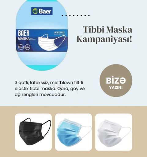Tibbi maska sifarişi — Bakı