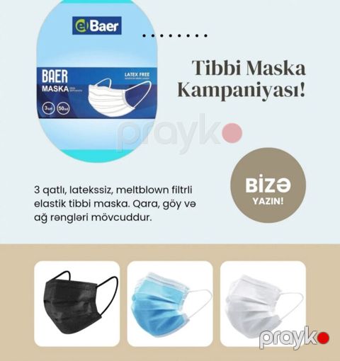 Tibbi maska sifarişi — Bakı