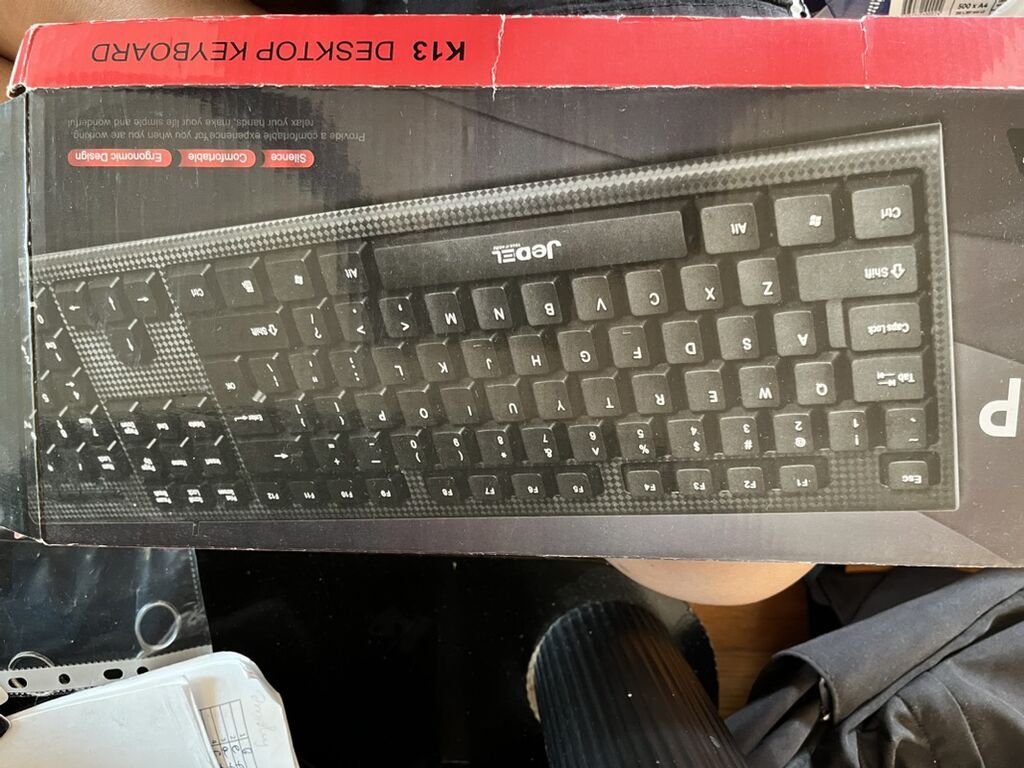 Jedel K13 masaüstü klaviatura - Tam ölçülü (num padli) layout - USB — Klaviaturalar və siçanlar, Digah (2)