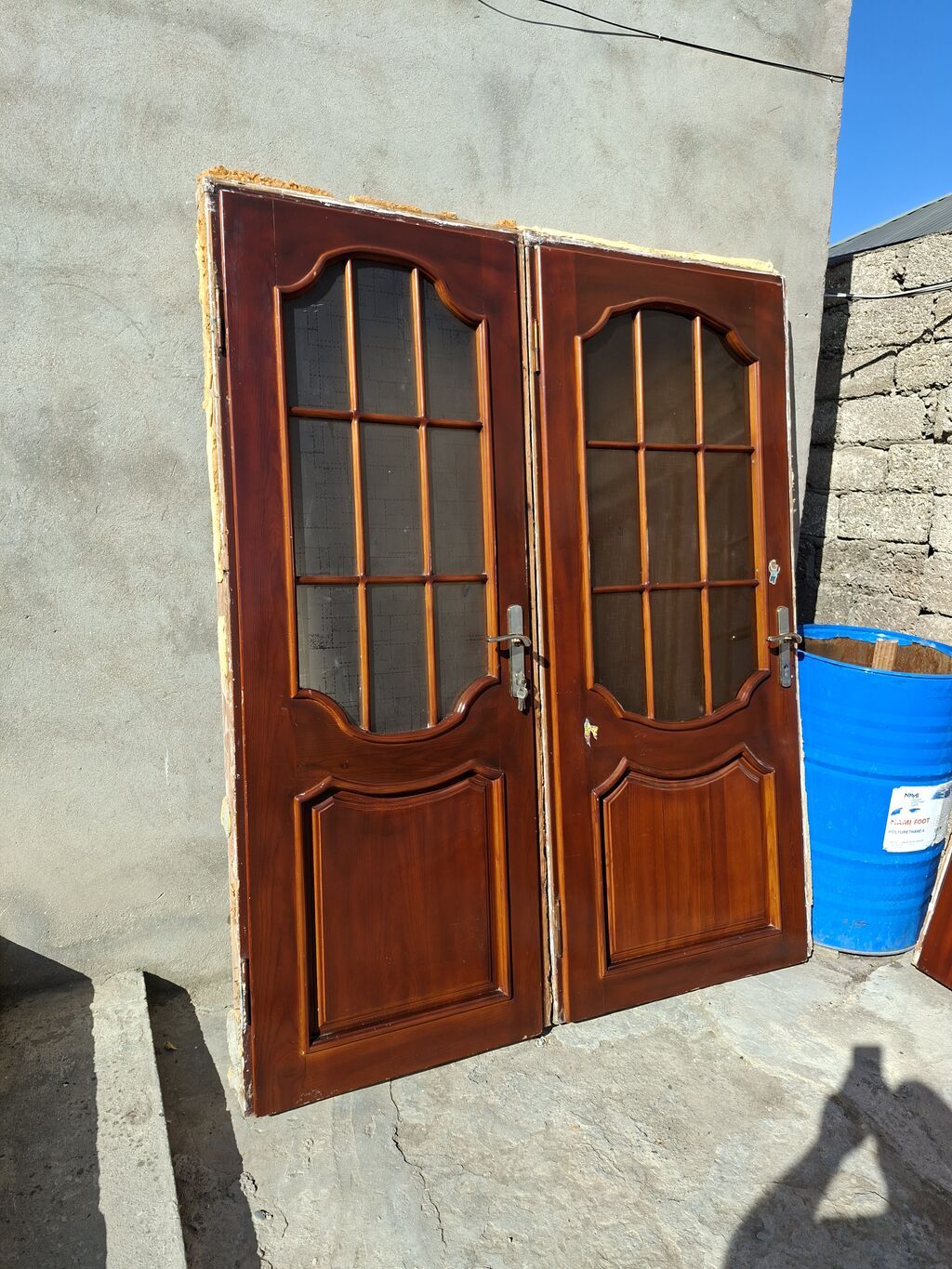 Taxta giriş/interyer qapıları - Material: keyfiyyətli taxta — Pəncərələr, qapılar, balkonlar, Digah (4)