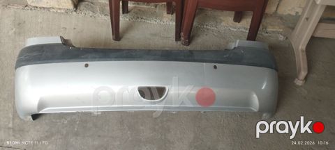 Kia Rio Arxa bamper – gümüş rəng, qara üst moldinq ilə. Universal — Quba