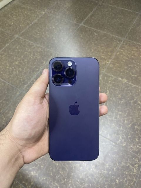 IPhone 14 Pro Max, 128 GB, Deep Purple, Zəmanət, Barmaq izi, Simsiz şarj — Digah