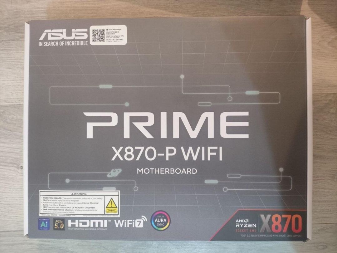 ASUS Prime X870-P WiFi7 — Kompüterlər və noutbuklar, Bakı (4)