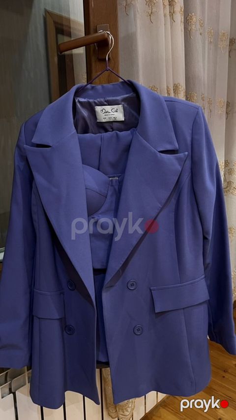Miss Cix qadın dəsti – göy-bənövşəyi rəng - Brend: Miss Cix (Made in — Xırdalan