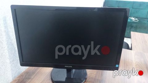 Philips LED monitor 60 diaqonal. - Ekran ölçüsü: təxminən 21–22 düym — Bakı