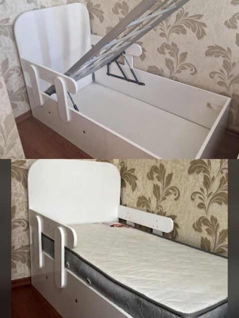 Uşaq çarpayısı 105 manat Ölçü 90×150. Bazalıdır matras üzərində