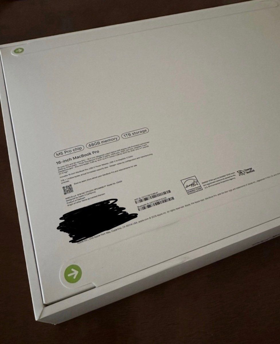 Apple MacBook Pro 16” M5 Pro 48GB/1TB — Noutbuklar, Bakı (3)
